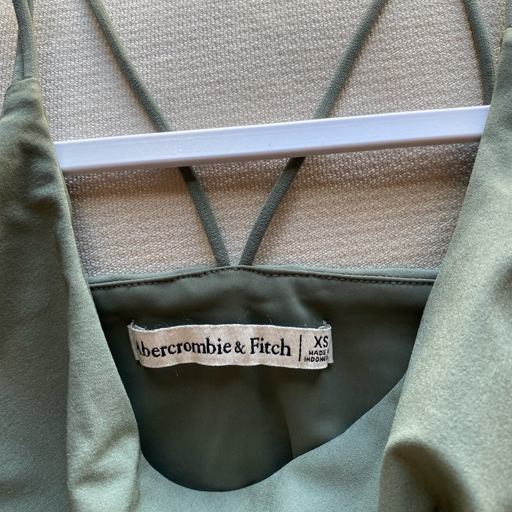 Abercrombie & Fitch Green Mini Dress - Picture 7 of 9